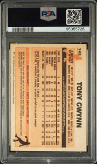 A 1983 O-Pee-Chee Tony Gwynn Rookie Baseball Card No. 143 (PSA 9 MINT)