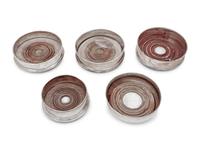 Four Elizabeth II Silver Wine Coasters