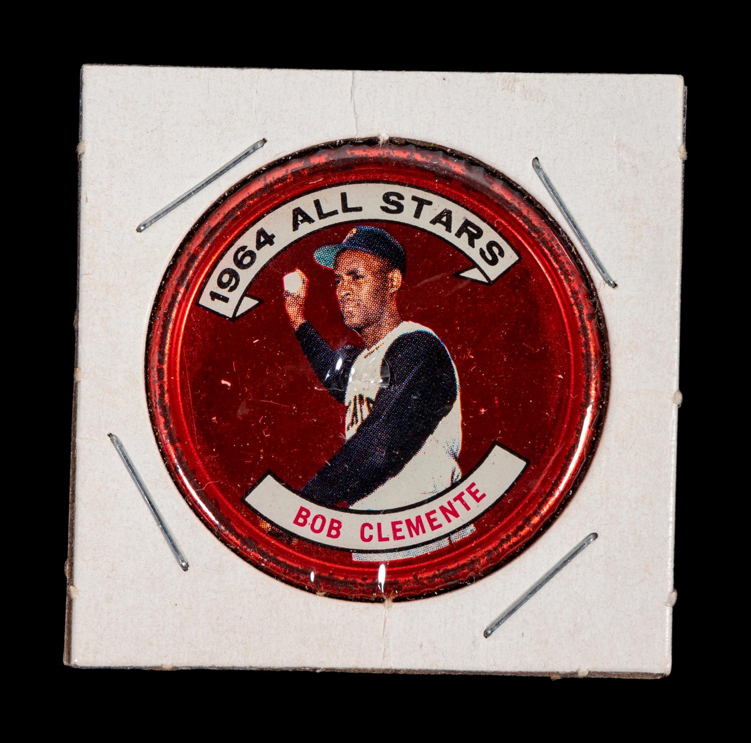 A Group of 44 1960s and 1970s Topps Baseball Coins (Including Willie Mays, Roberto Clemente and Sandy Koufax),