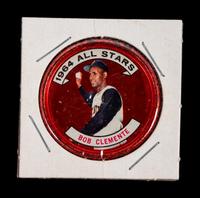 A Group of 44 1960s and 1970s Topps Baseball Coins (Including Willie Mays, Roberto Clemente and Sandy Koufax),