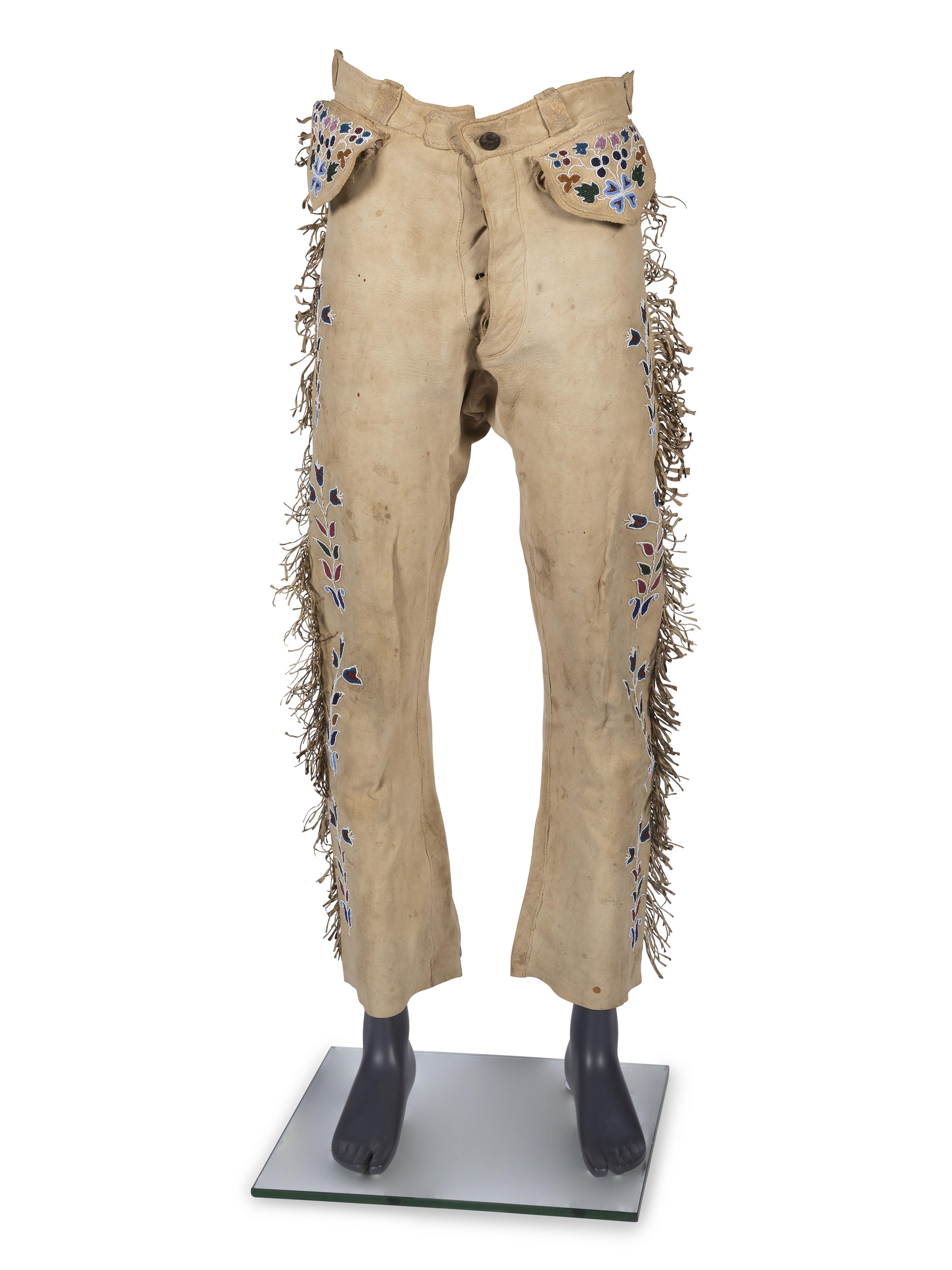 Apsáalooke [Crow] Beaded Hide Trousers
