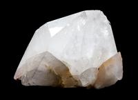 A Large Block of Rock Crystal Height 6 1/2 x width 8 inches.