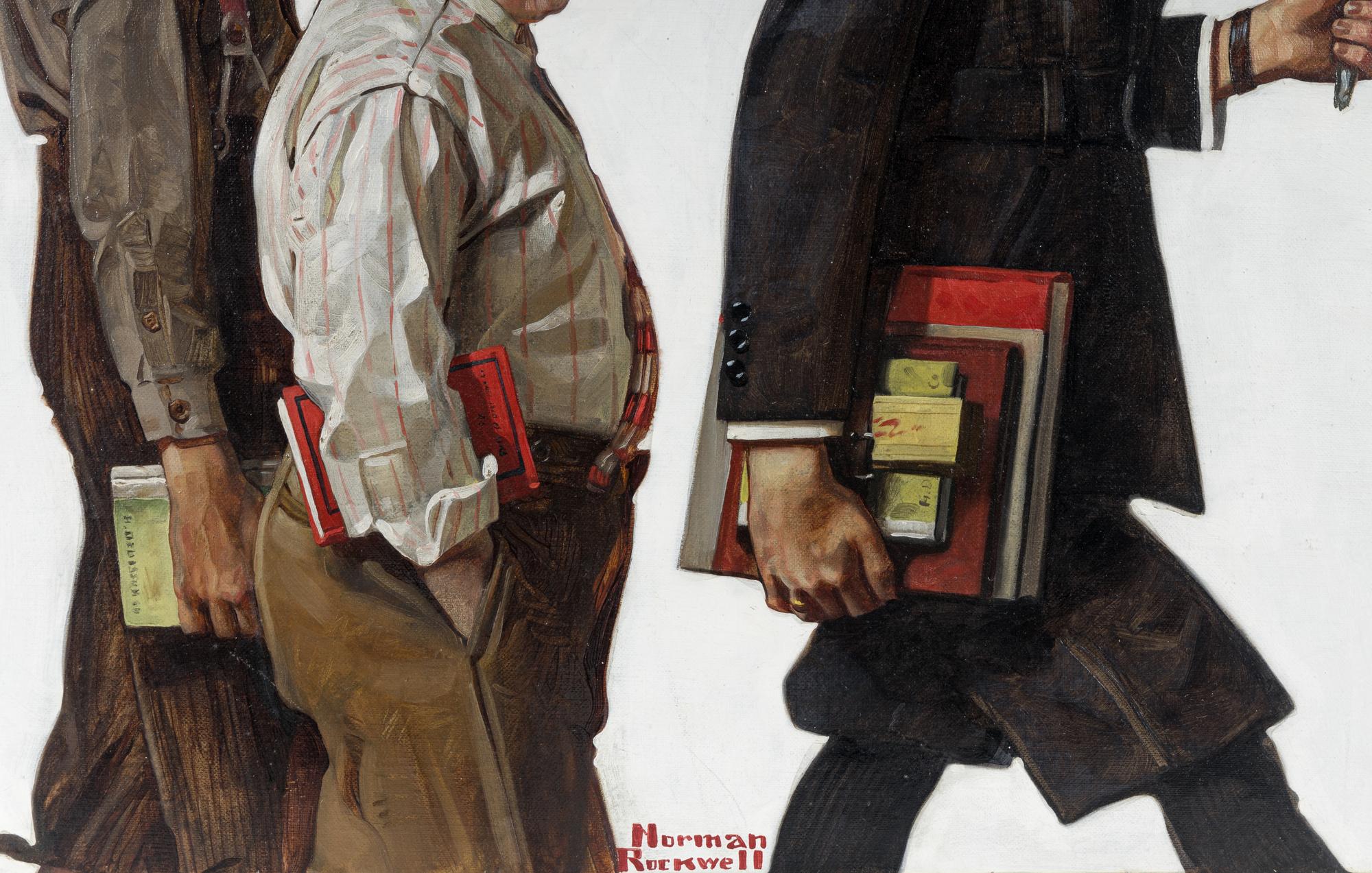 Normal Rockwell (American, 1894-1978) — One More Week of School and Then..., 1919