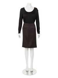 Chado Ralph Rucci Brown Cashmere Three-Piece Ensemble, 2000-10s