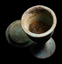 Two Egyptian Faience Cups