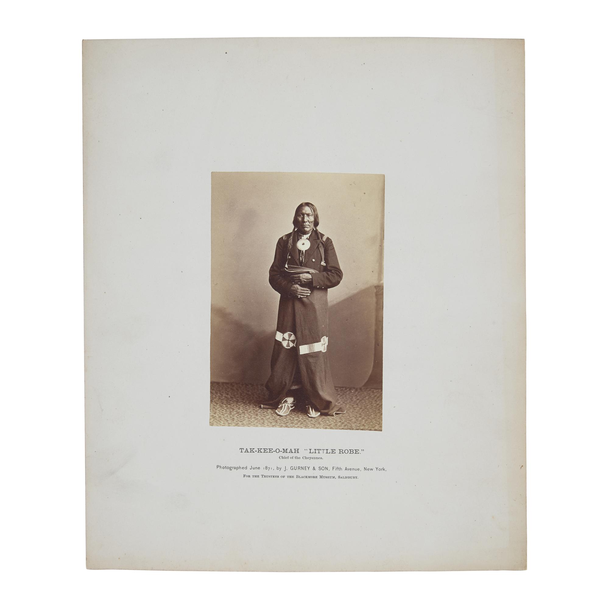 [Native-Americana] Gurney, Jeremiah. Tak-Kee-O-Mah "Little Robe" Chief of the Cheyennes