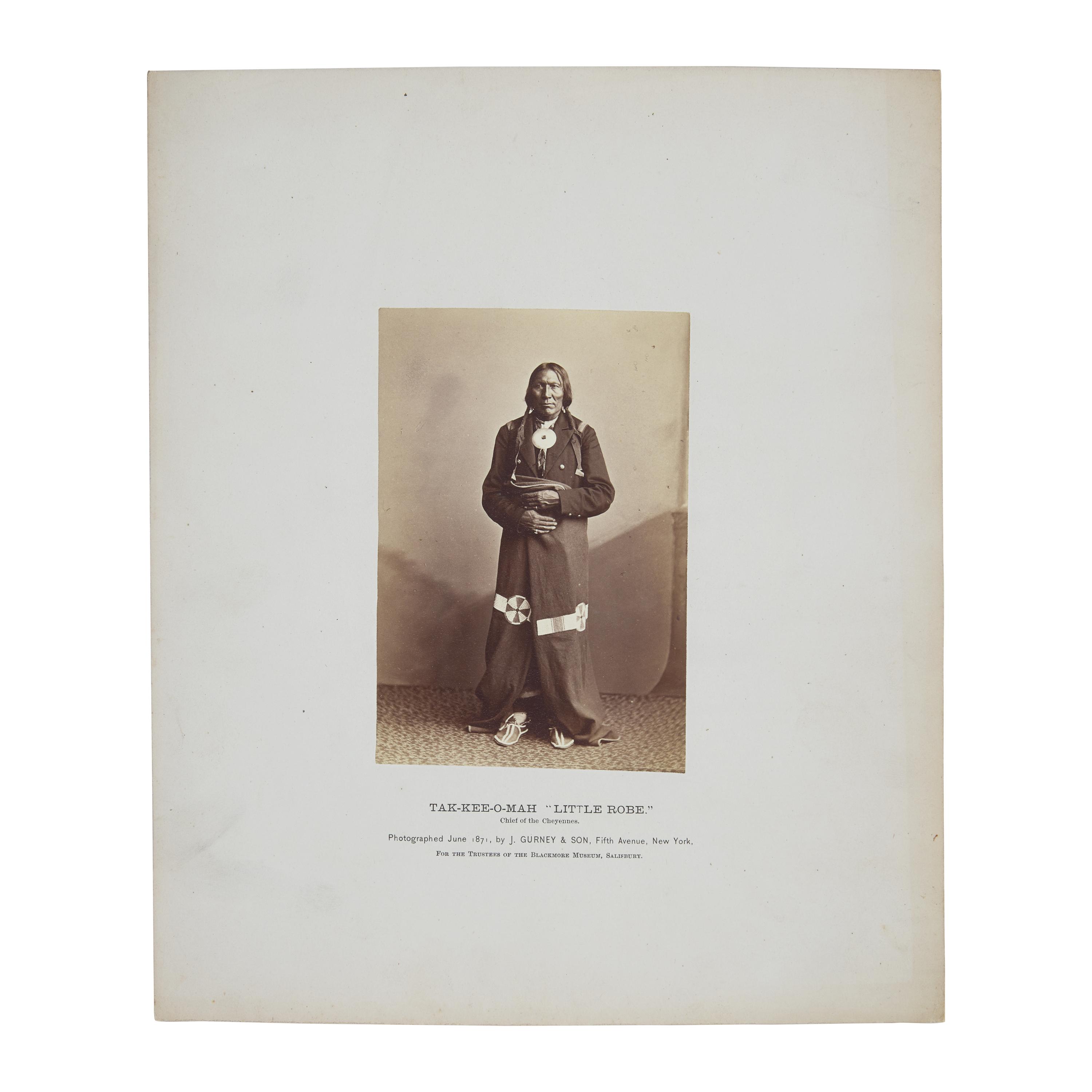 [Native-Americana] Gurney, Jeremiah. Tak-Kee-O-Mah "Little Robe" Chief of the Cheyennes