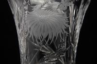 An American Silver-Mounted Cut Glass Vase
