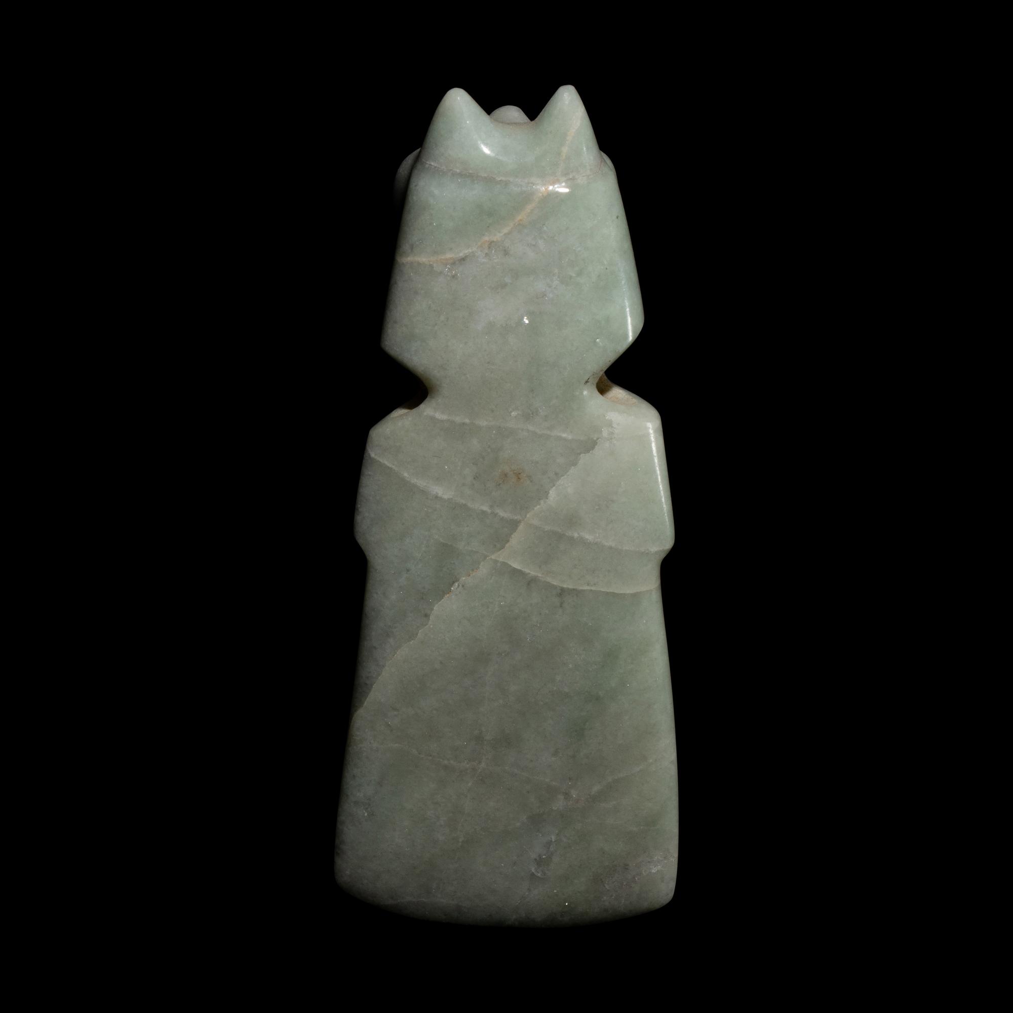 A Costa Rican Jade Avian Pendant
