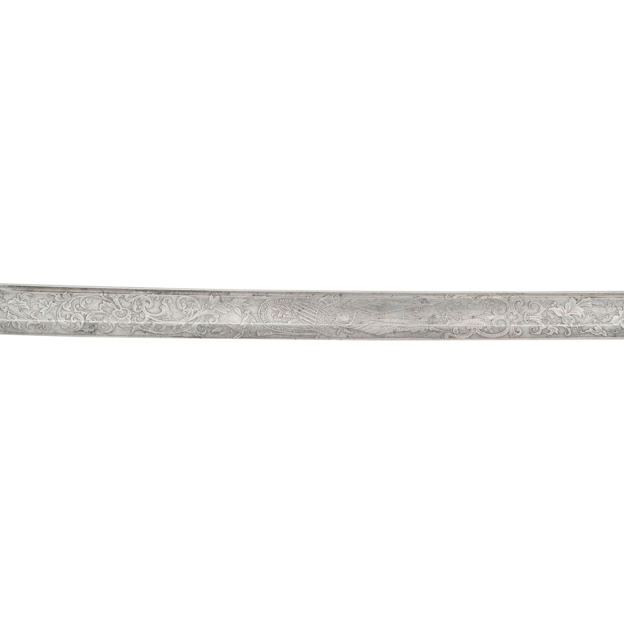 Tiffany Model 1850 Foot Officers Sword Presented to Captain Dennis Flynn