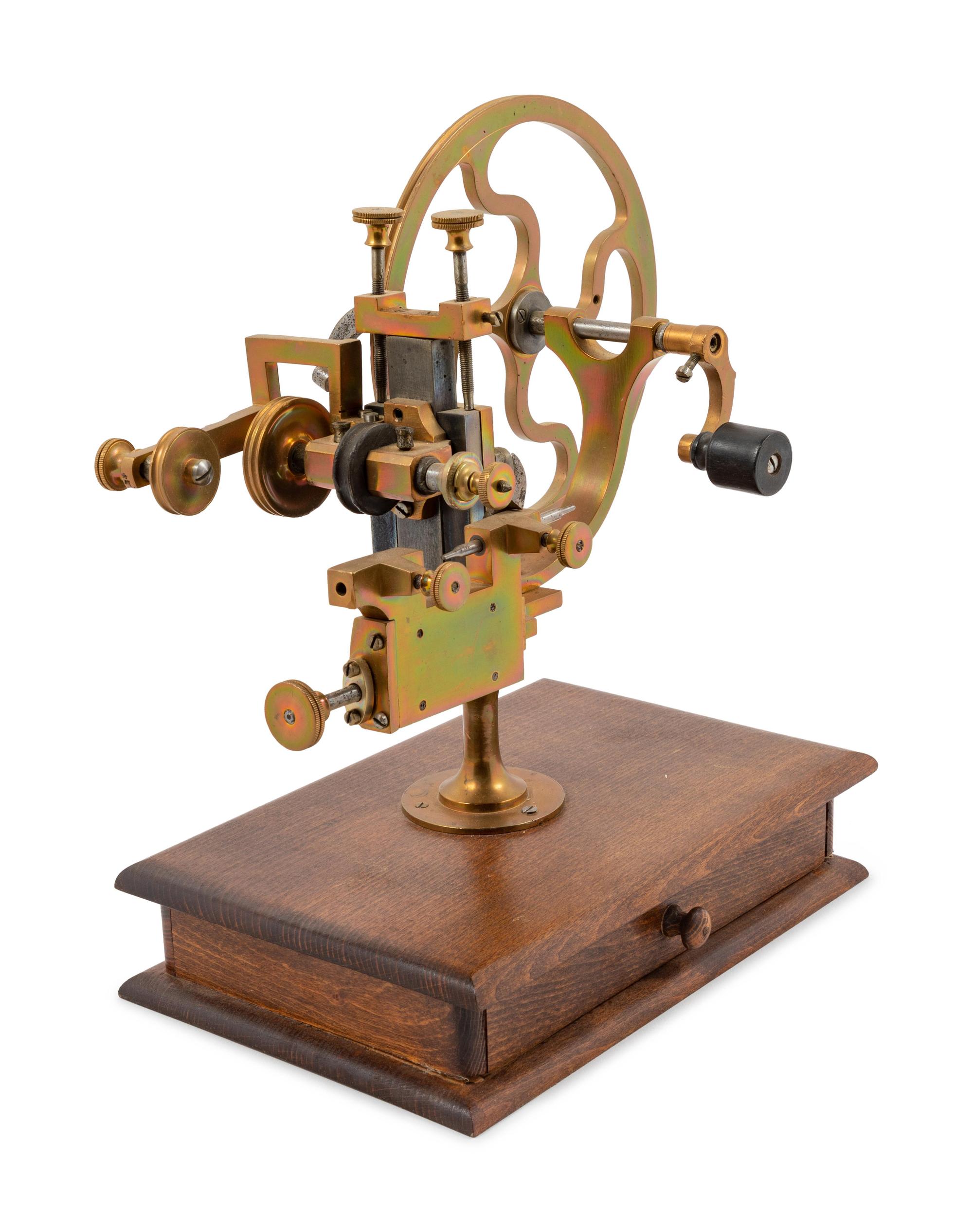 A Brass and Steel Watch Maker's Rounding Up Tool