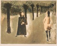 A Group of Works by Various Artists, , including Avvenimento by Edmondo Bacci (Italian, 1913-1978), Profane and Sacred Love by Federico