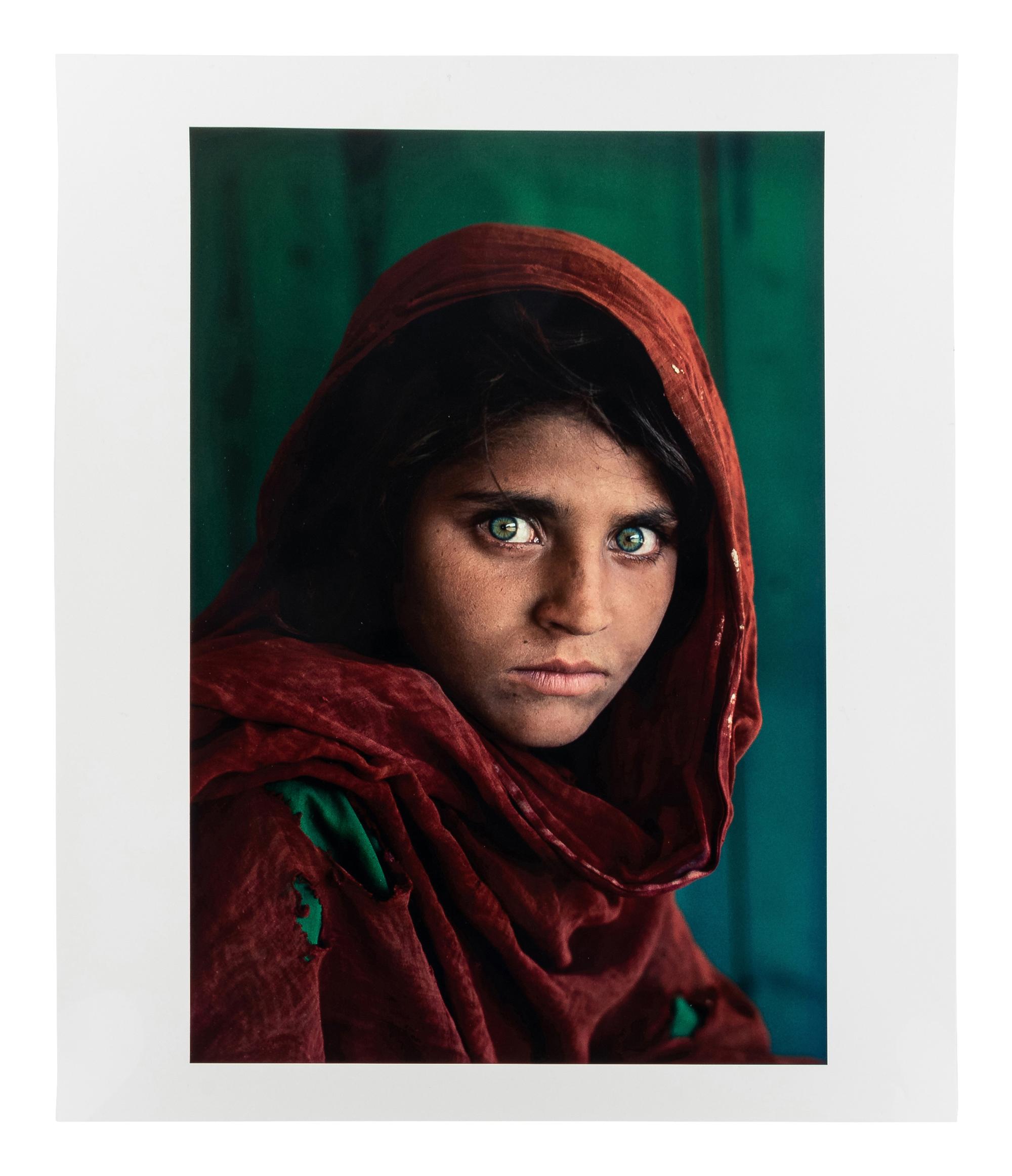 Steve McCurry (born 1950) Sharbat Gula, Afghan Girl, Pakistan, 1985