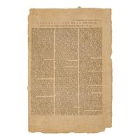 [American Revolution] A Scarce and Completely Untrimmed Revolutionary War Broadsheet Related to the Rhode Island Militia