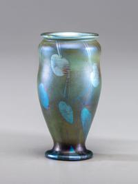 Lily Pad and Vine Decorated Vase, c. 1900