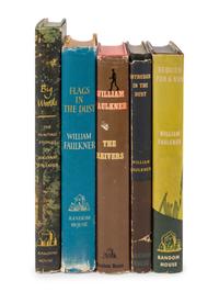 FAULKNER, William (1897-1962). A group of 5 FIRST EDITIONS, comprising:
