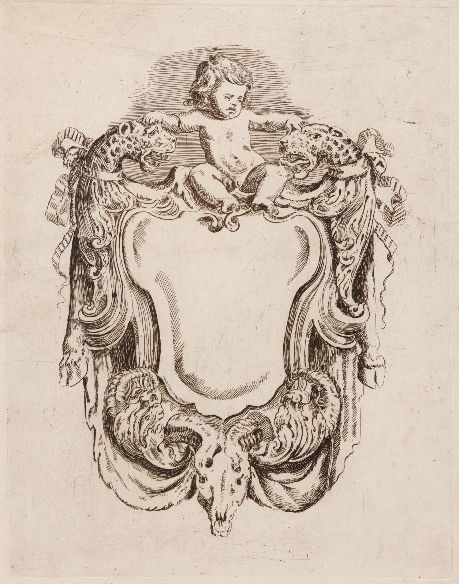 A Pair of Engravings Depicting Ornamental Designs