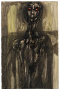 Joyce Treiman, (American, 1922 - 1991), ...and demon Charon with eyes like burning coals... from the Dante's Inferno Series