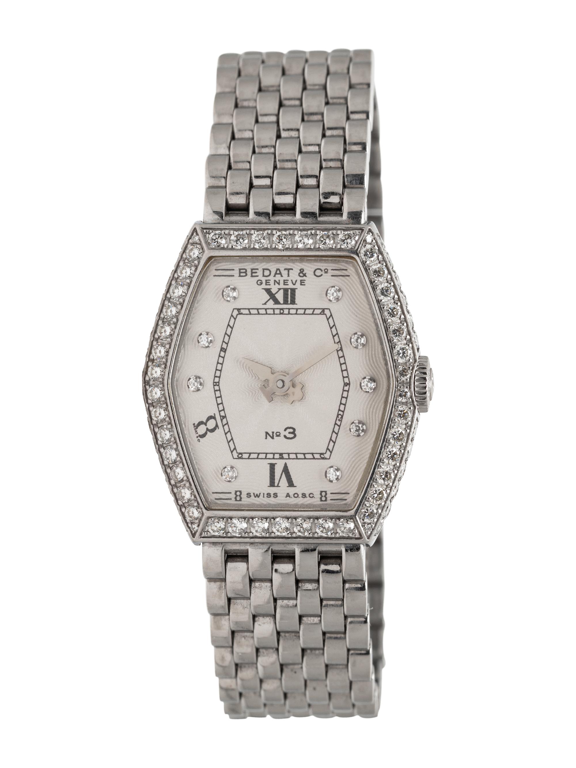 BEDAT & CO., REF. 306 STAINLESS STEEL AND DIAMOND 'NO 3' WATCH