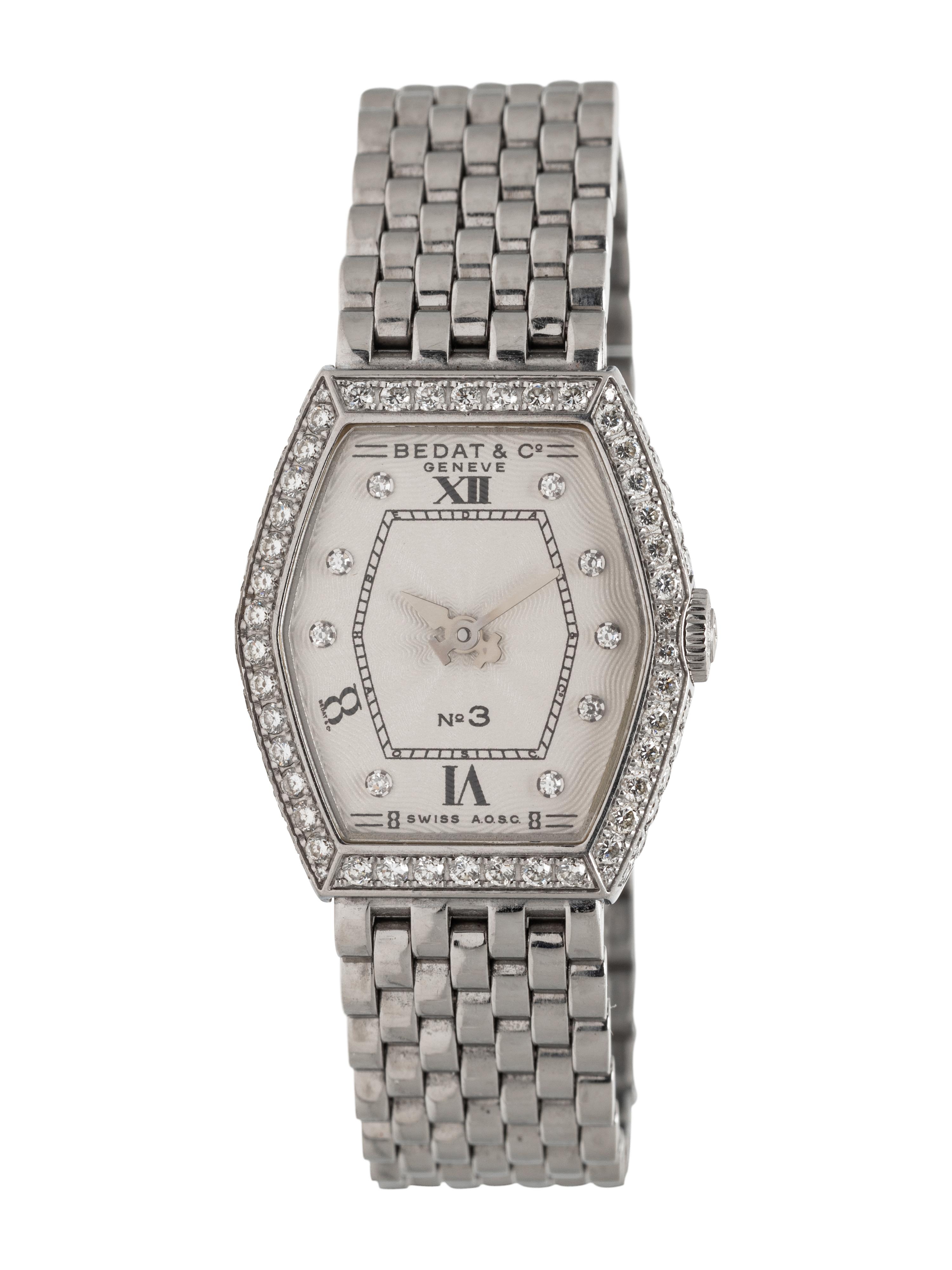 BEDAT & CO., REF. 306 STAINLESS STEEL AND DIAMOND 'NO 3' WATCH