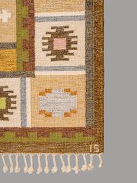 'Båstad' Flatweave Rug, c. 1960 Eric Ewers, Sweden