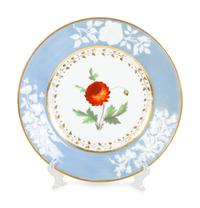 A Group of Fourteen Worcester Chamberlain Porcelain Botanical Plates — 19TH CENTURY