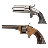 Rollin White Arms Co. Single Action Revolver and Bacon Arms Co Pepperbox