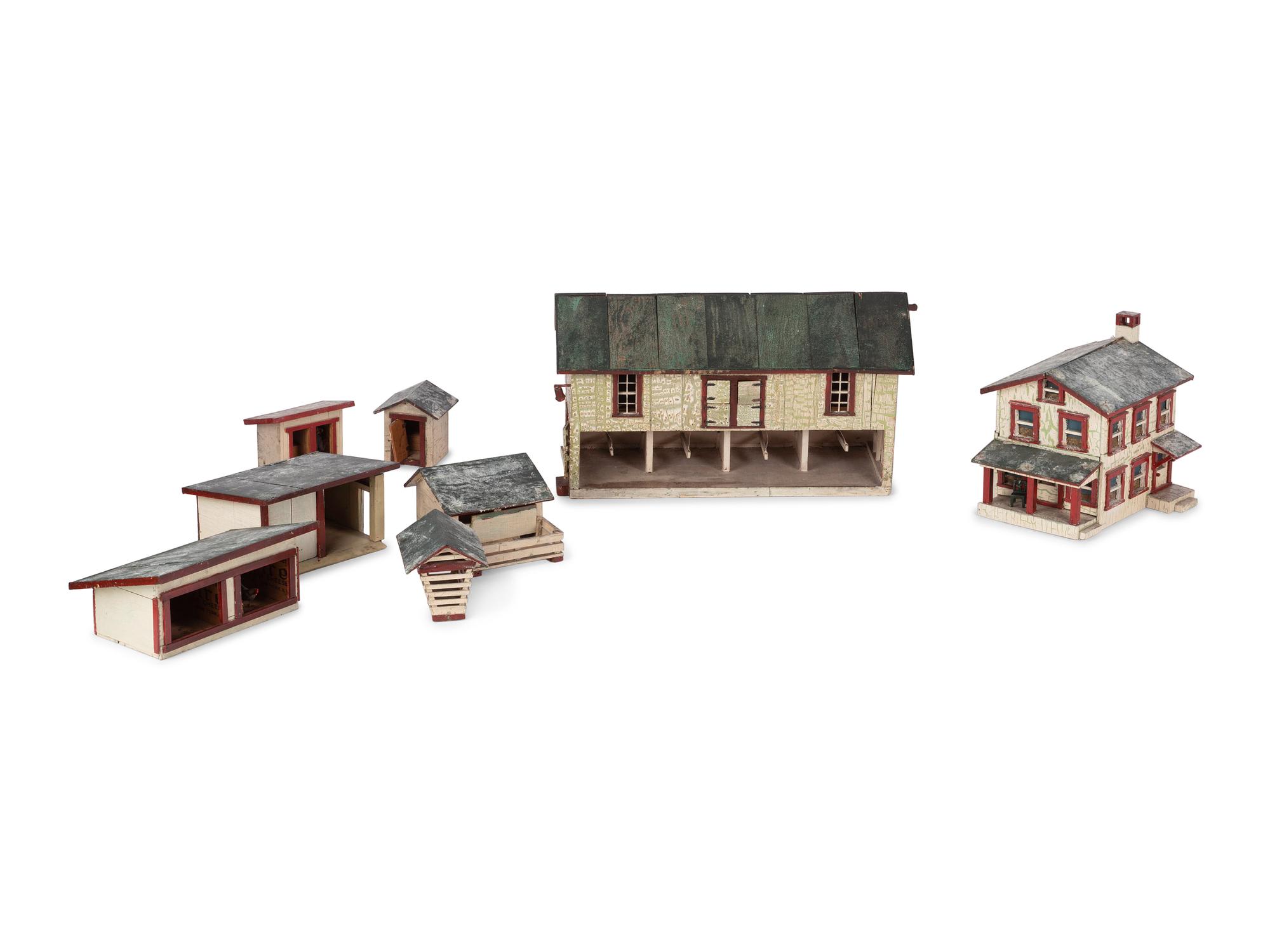 A German Farmhouse Toy Set