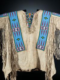 Assiniboine Beaded Hide Shirt