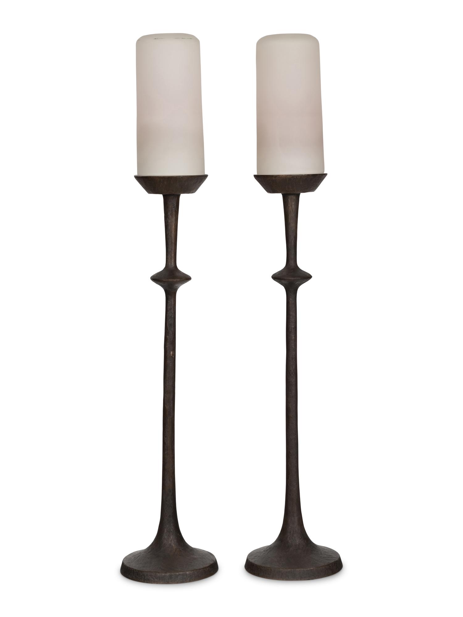 Pair of Alexandra Table Torchieres