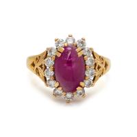 RUBY AND DIAMOND RING