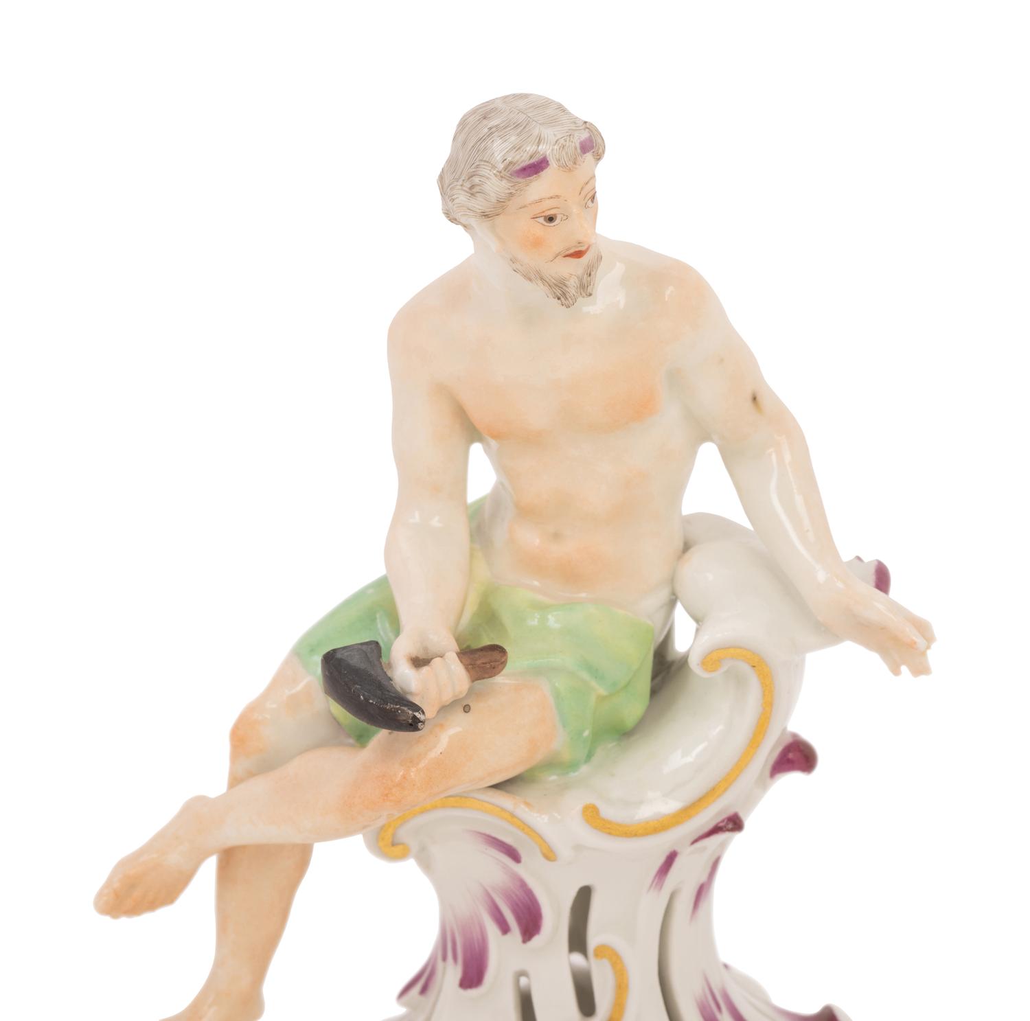 A Pair of Austrian Porcelain Figures