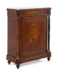 A Napoleon III Marquetry Cabinet