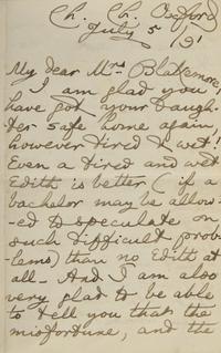 [Literature] Carroll, Lewis (Charles Lutwidge Dodgson). Autograph Letter, signed