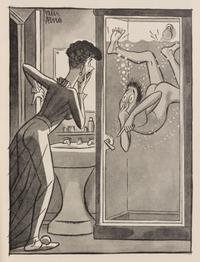 Peter Arno, (American, 1904–1968), Man in the Shower