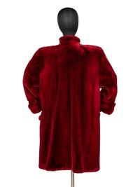 Bisang Sheared Beaver Coat, 1980s