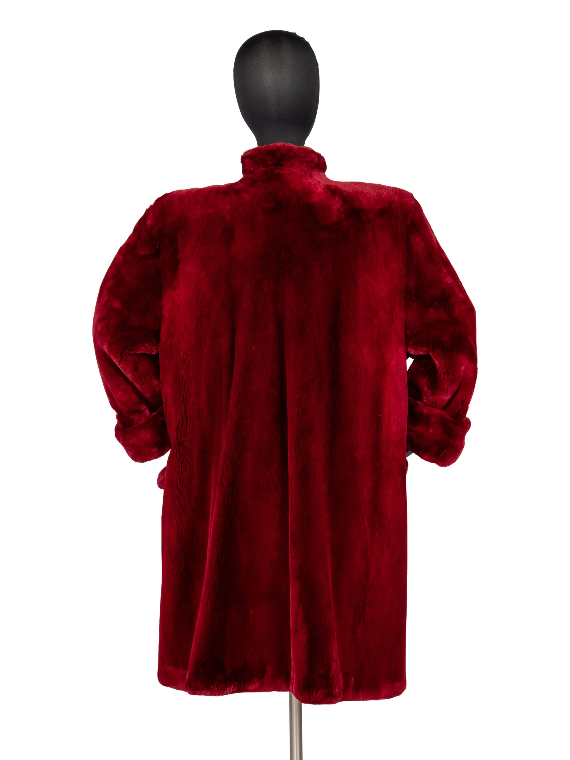 Bisang Sheared Beaver Coat, 1980s