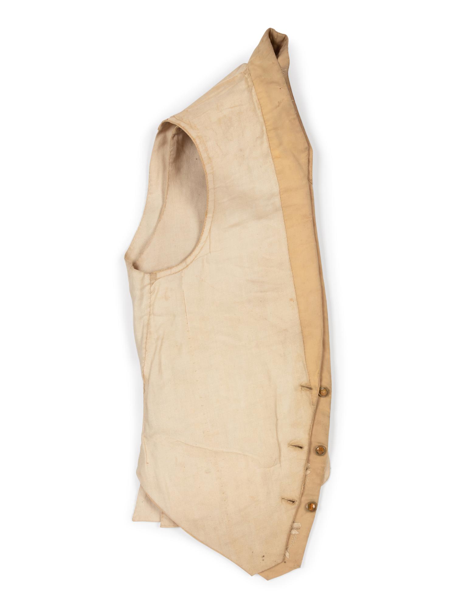 Three Men's 19th Century Waistcoats/Vests, 1840-1860