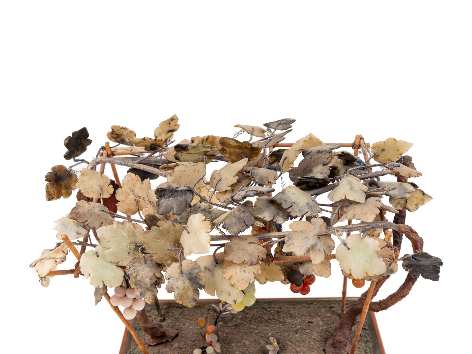 A Chinese Hardstone Model of a Fruit Tree