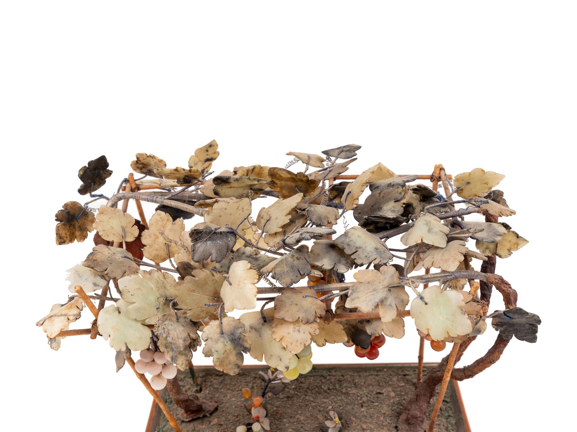 A Chinese Hardstone Model of a Fruit Tree