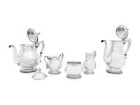 An American Silver Five-Piece Tea and Coffee Service