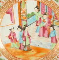 A Chinese Rose Medallion Porcelain Serving Bowl