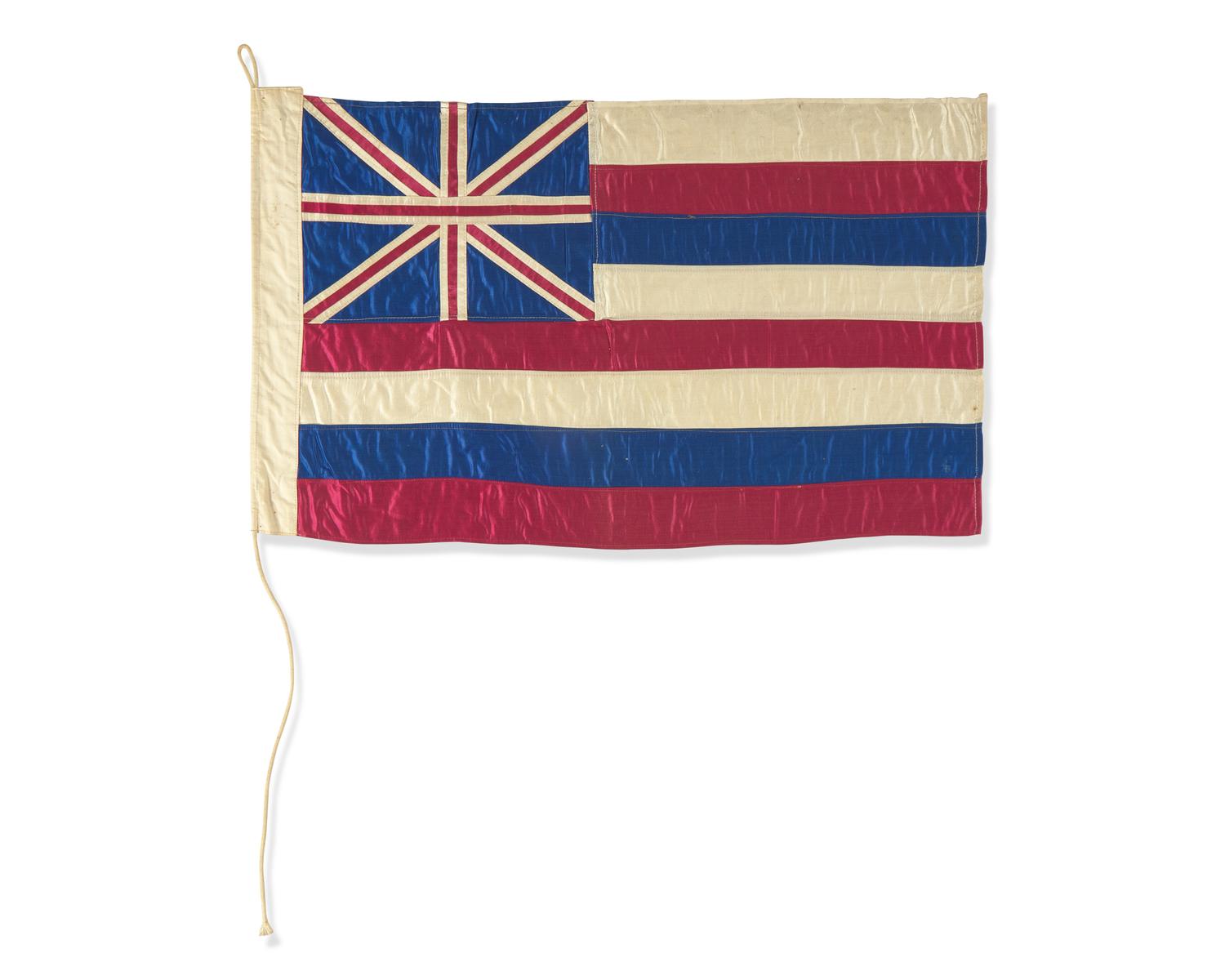 [Hawaii] [Baseball] Hawaiian Baseball Broadside and Flag