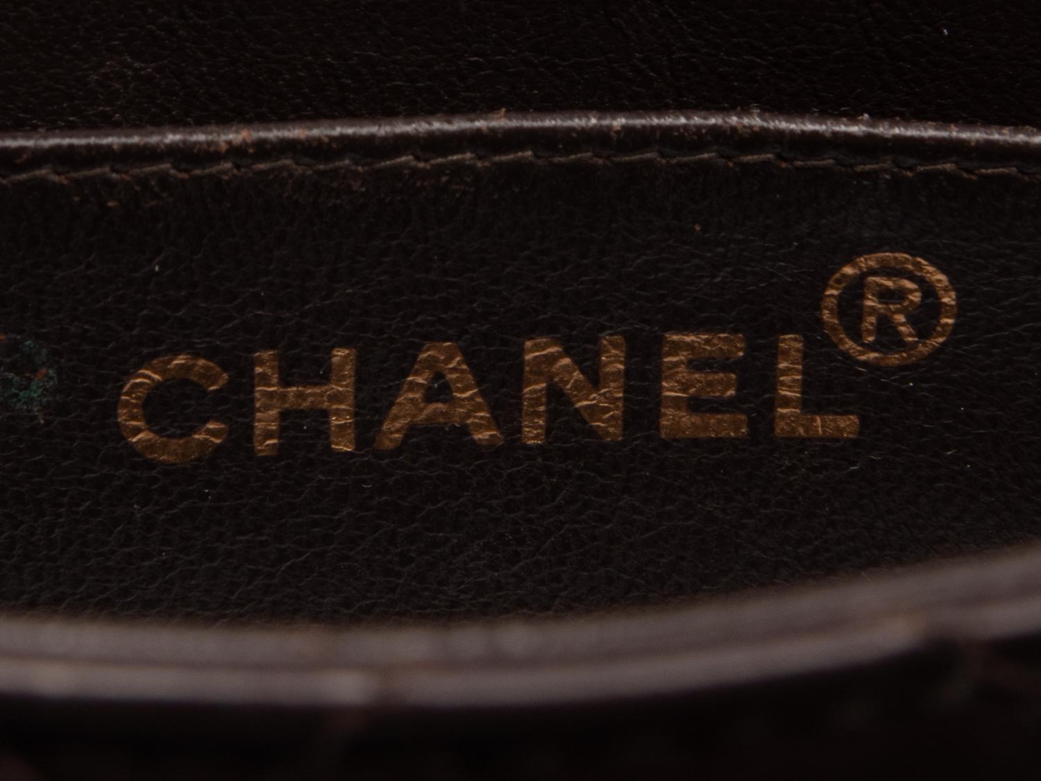 Chanel Brown Lambskin Flap Bag