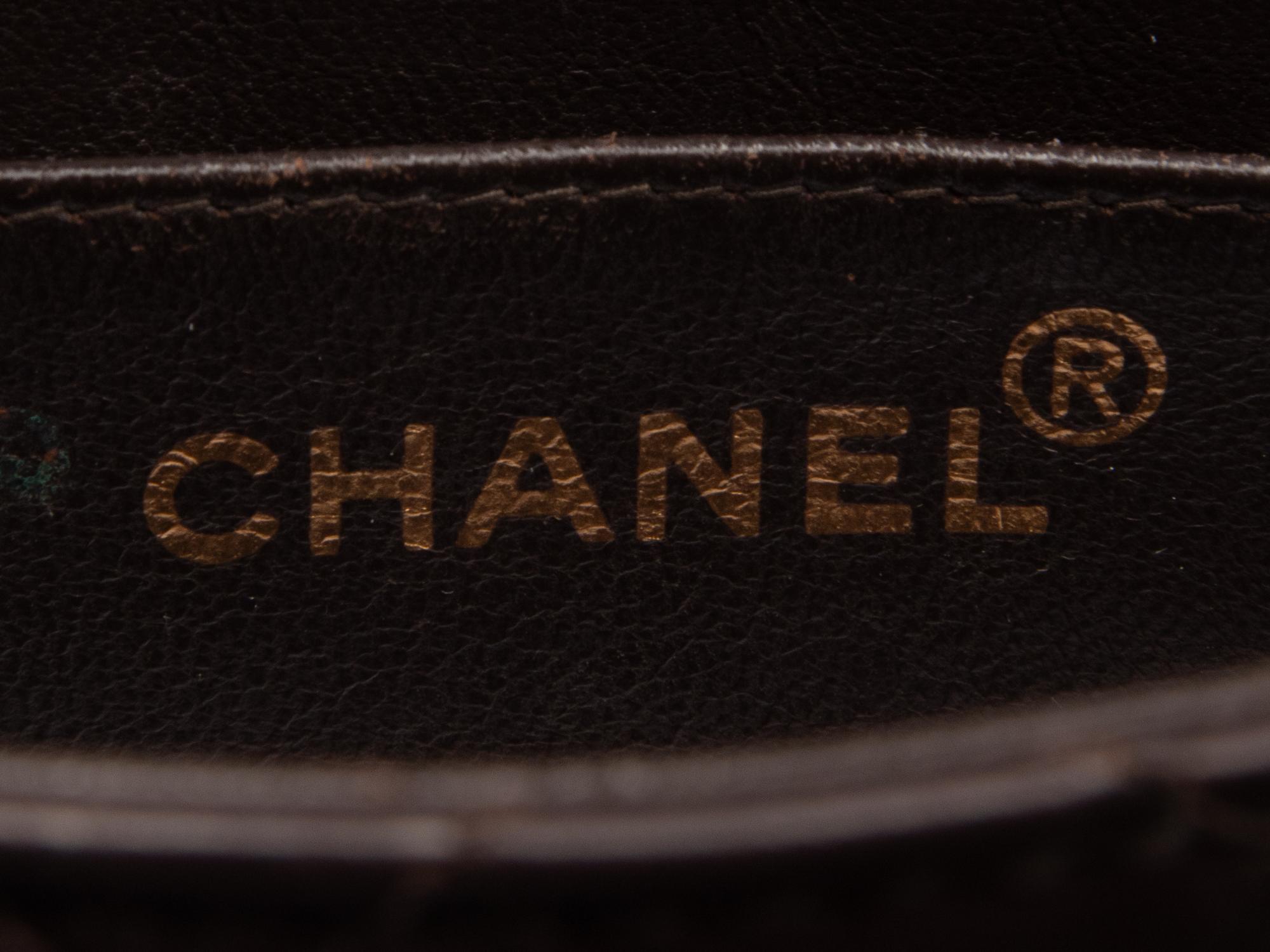 Chanel Brown Lambskin Flap Bag