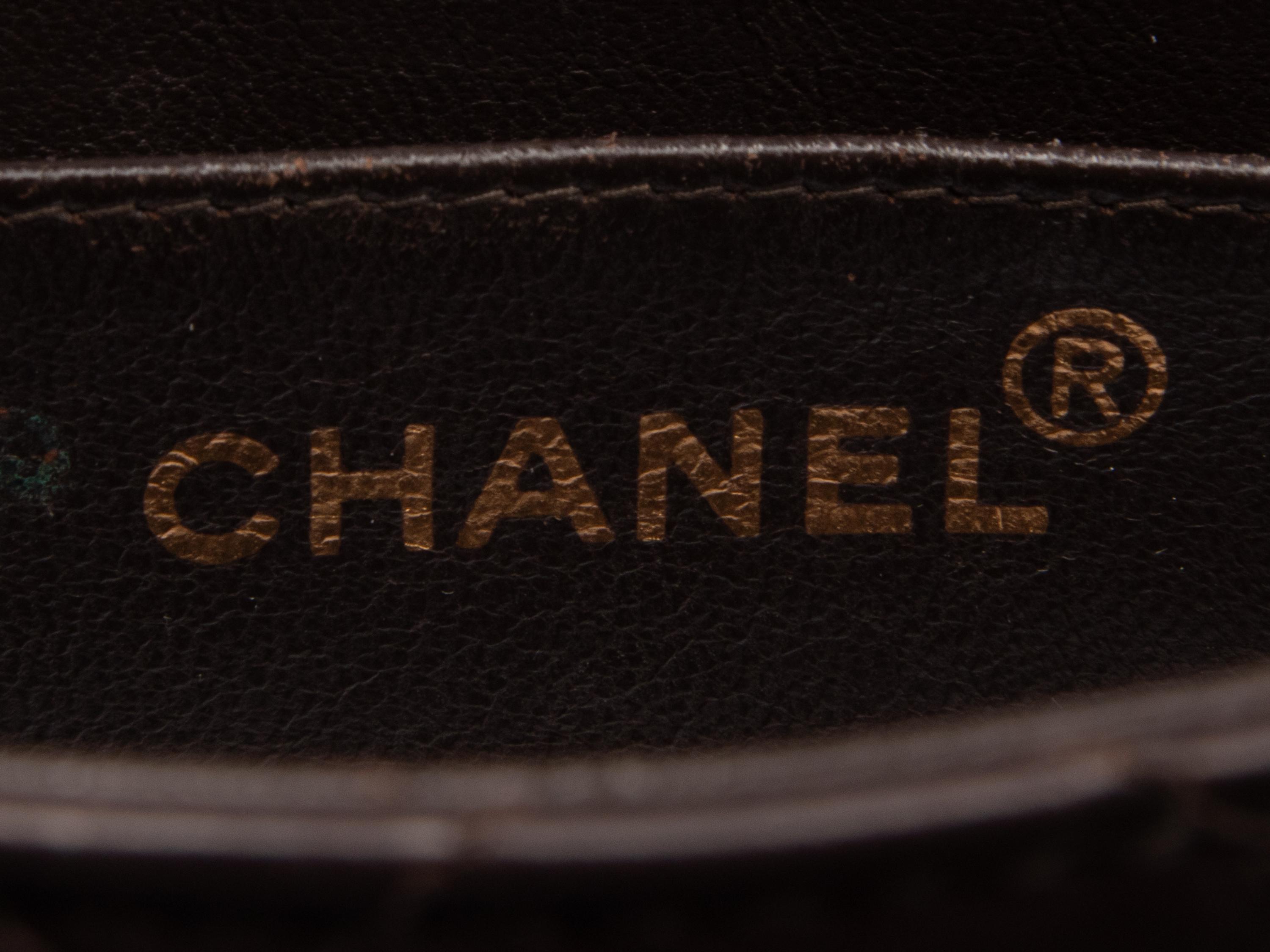 Chanel Brown Lambskin Flap Bag