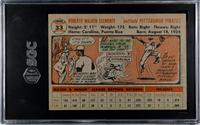 A 1956 Topps Roberto Clemente Gray Back Baseball Card No. 33 (SGC 6 EX/NM)