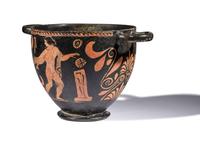 A Lucanian Red-Figured Skyphos