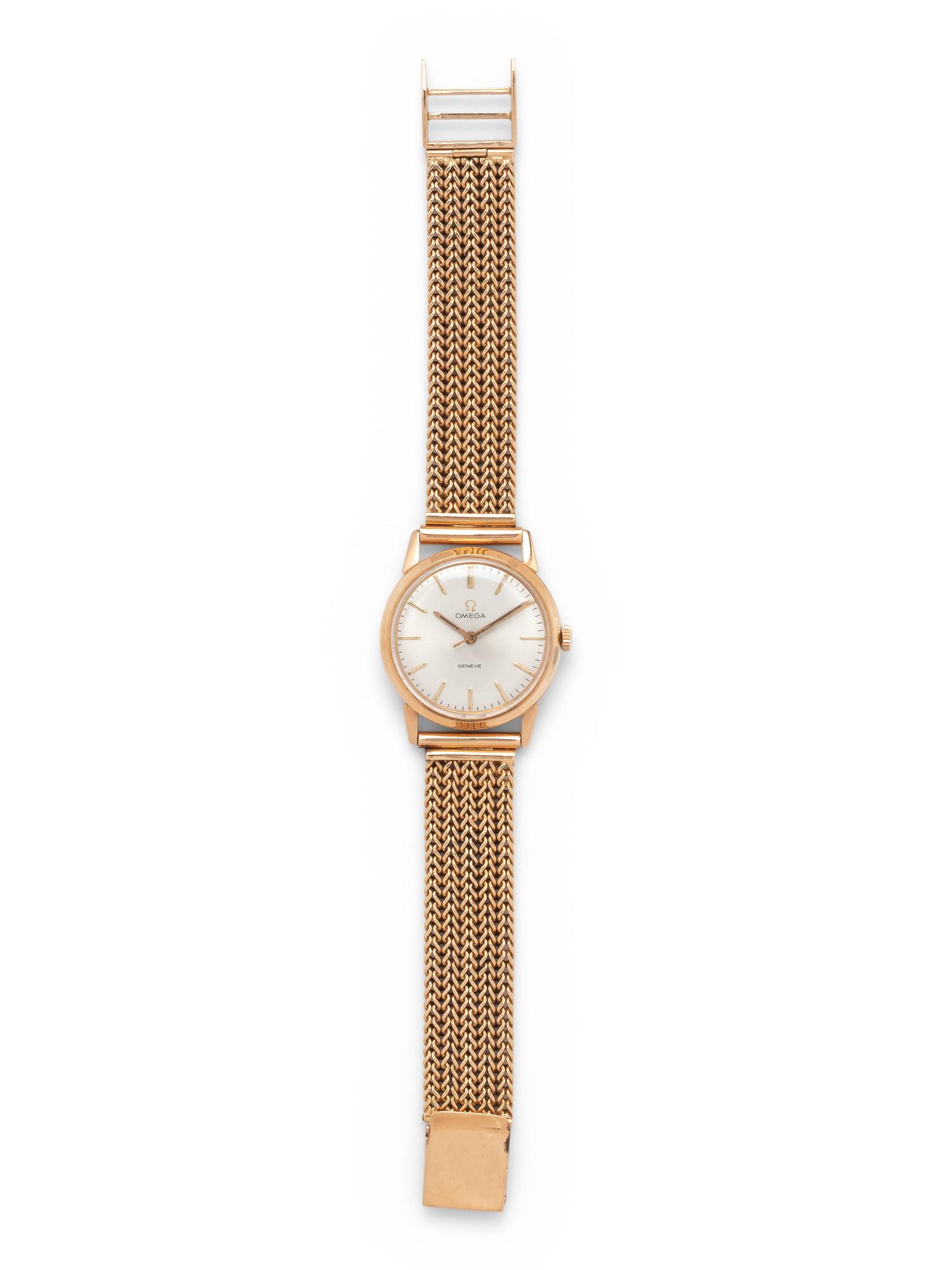 OMEGA, 18K PINK GOLD WRISTWATCH