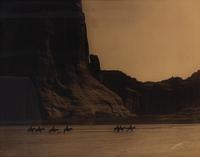 CURTIS, Edward (1868-1952), photographer. Canyon de Chelly.